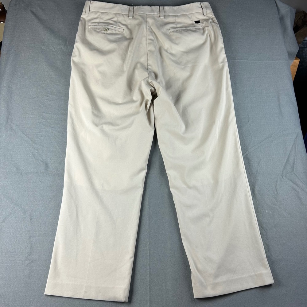Tiger Woods Collection Golf Pants Mens 40x30 Beige Flat Front Stretch 229980-245 - Picture 14 of 16